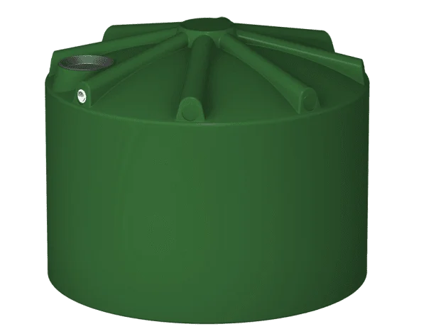 A 14,000ltr Round Poly Tank