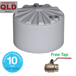 23,000ltr Round Poly Tanks with Free Tap