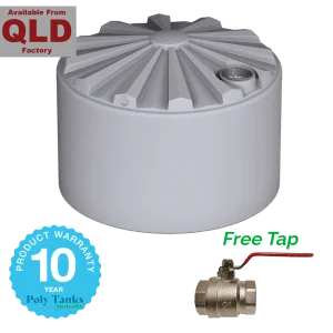 23,000ltr Round Poly Tanks with Free Tap